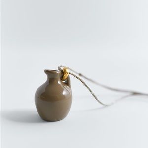 Ceramic vase necklace